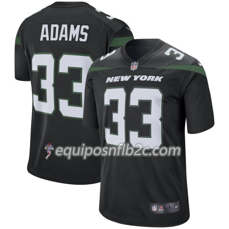 Camiseta Hombre NFL New York Jets Jamal Adams 33 Nike Negro